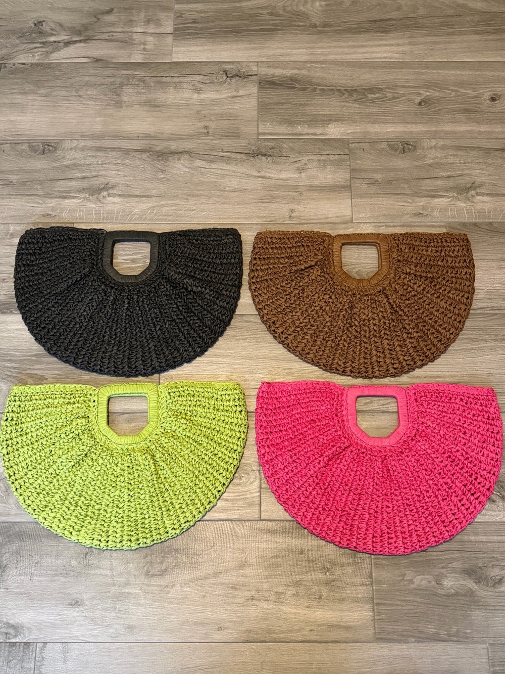 NWT - Set of 4 Mezza Luna Paper Bags from Italy